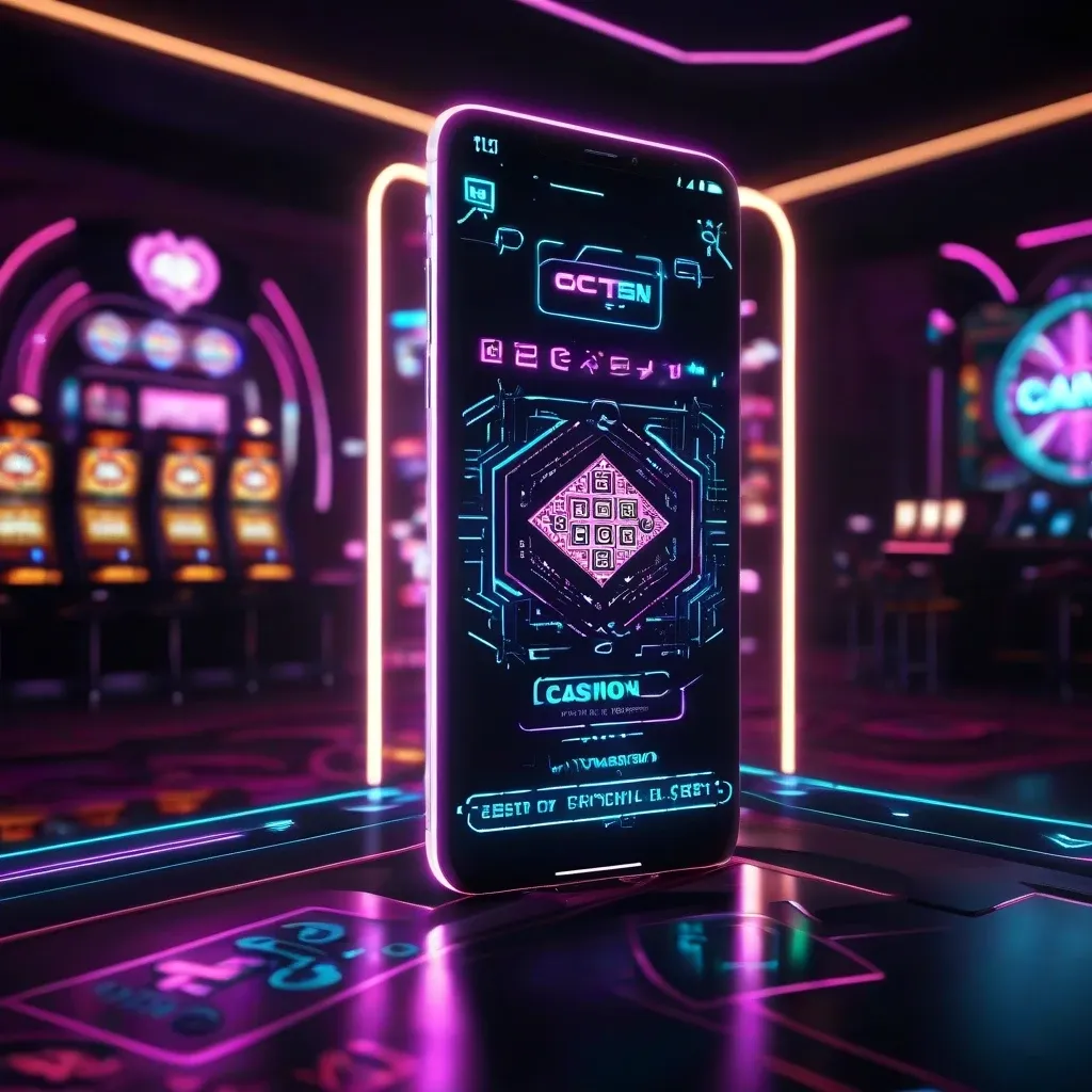 Crypto Mobile Casino Interface